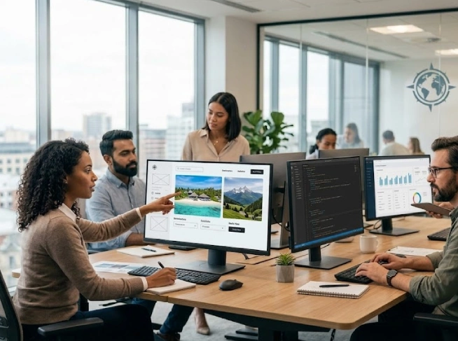 Tour and travel website development